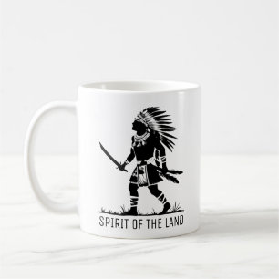 Caneca De Café Guerreiro Americano Nativo