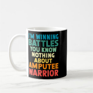 Caneca De Café Guerreiro Ampu Perna Ampu Braço Ampu Amputação de