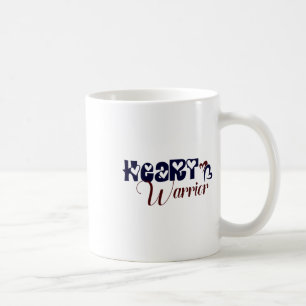 Caneca De Café Guerreiro CHD Conscientização sobre Defeito Cardía