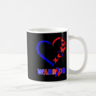 Caneca De Café Guerreiro da Conscientização do Coração Chd em Fev