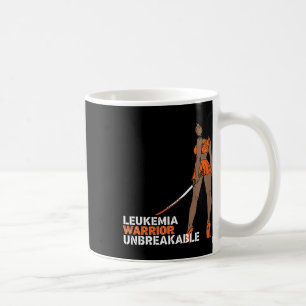 Caneca De Café Guerreiro da Leucemia Conscientização do Câncer de