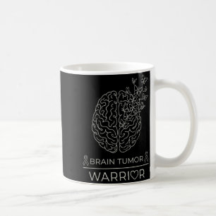 Caneca De Café Guerreiro de tumor cerebral conscientização de tum