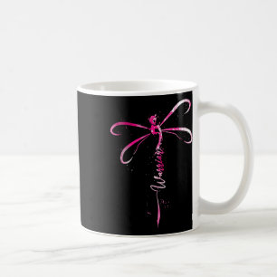 Caneca De Café Guerreiro do Câncer de Mama Conscientização Libélu