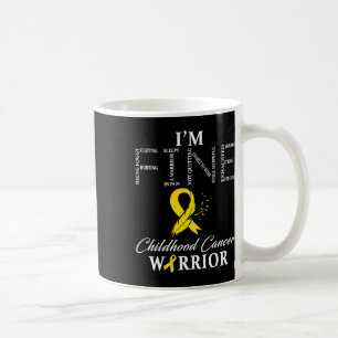 Caneca De Café Guerreiro do Câncer Infantil Estou Bem