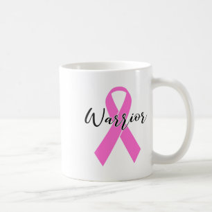 Caneca De Café Guerreiro do cancer T Camisa cor-de-rosa Sensibili