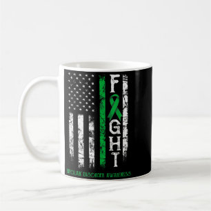 Caneca De Café Guerreiro do Transtorno Bipolar Bandeira dos EUA