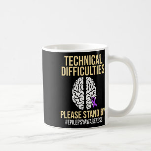 Caneca De Café Guerreiro Epiléptico Técnico Conscientização da Ep