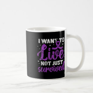 Caneca De Café Guerreiro, Eu Quero Viver Não Apenas Grunge Sobrev