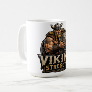 Caneca De Café Guerreiro Força Viking - Guerreiro da Mitologia Nó