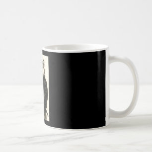 Caneca De Café Guerreiro Japonês Estético Tradicional Sumi-e