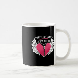Caneca De Café Guerreiro Orgulhoso Gigi Zipper Heart Com Anjos