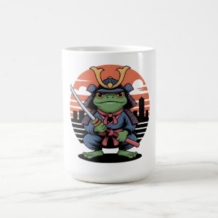 Caneca De Café Guerreiro sapo samurai