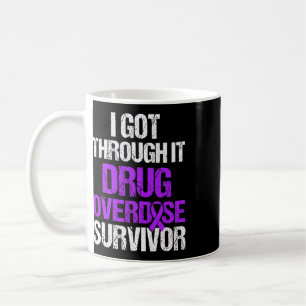 Caneca De Café Guerreiro Sobrevivente Consciente de Sobredose de