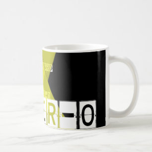 Caneca De Café Guerreiros da Consciência do Cancer Infantil - Pai