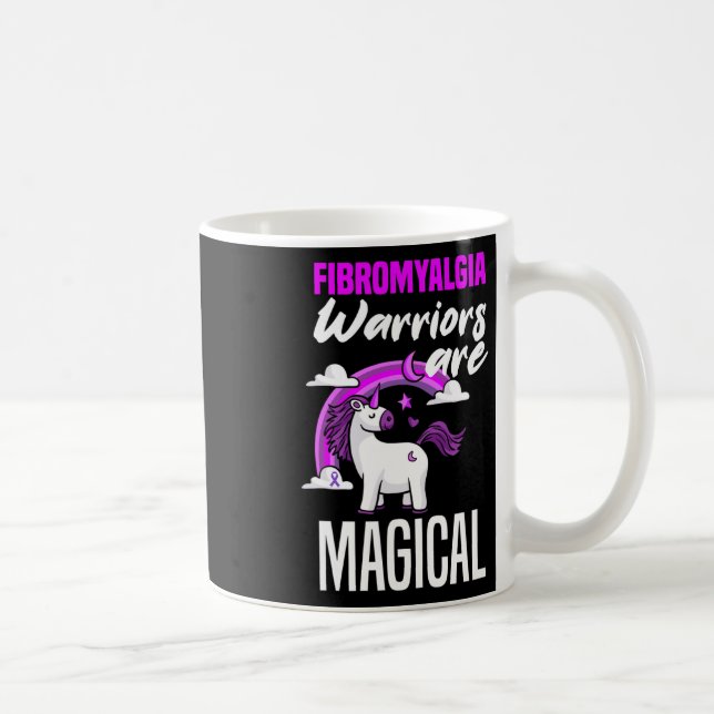 Caneca De Café Guerreiros de Fibromialgia São Fibromia Magia Unic (Direita)
