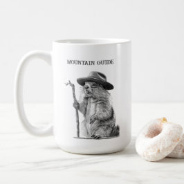 Caneca De Café Guia das montanhas - design de marmota