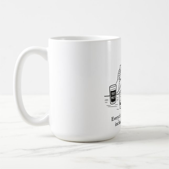 Caneca De Café Guia de Aristóteles para Moderação (Esquerda)
