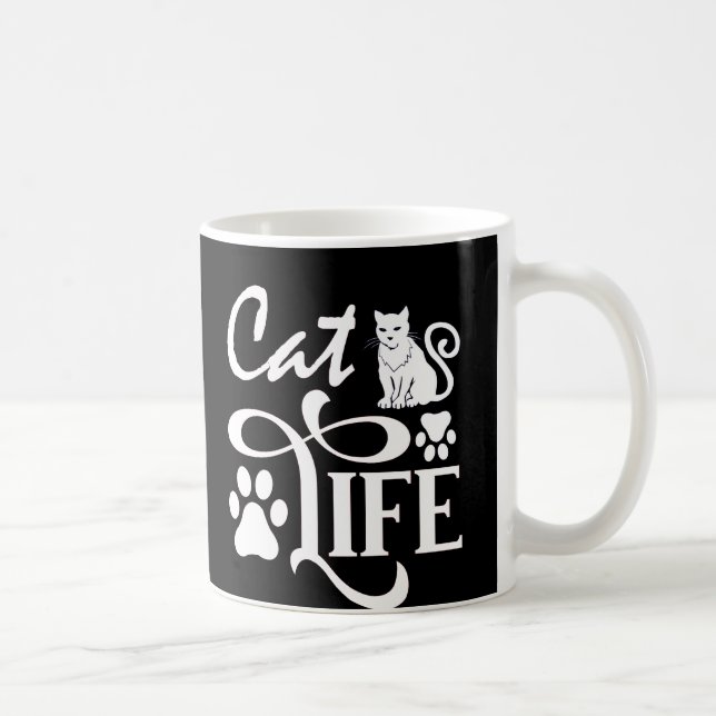 Caneca De Café Guia Final para Alimentação de Gato (Direita)