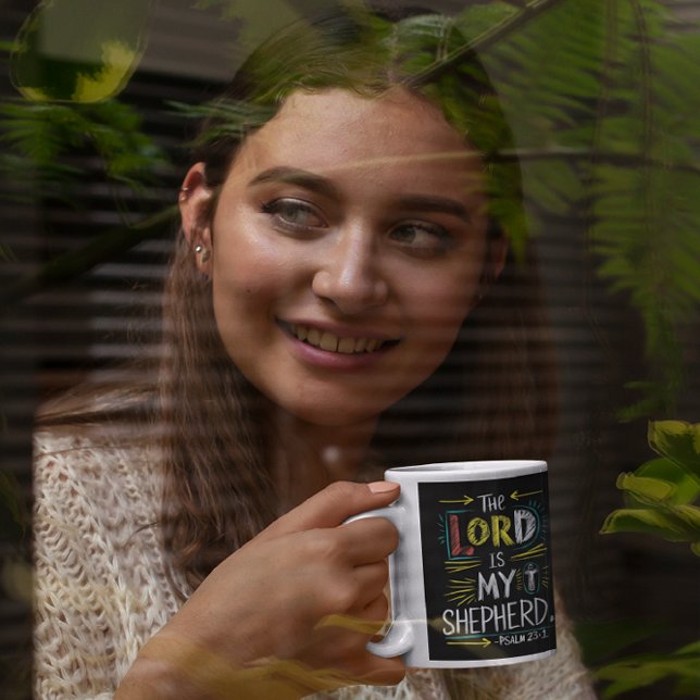 Caneca De Café Guiado pela Luz dos Pastores (Criador carregado)