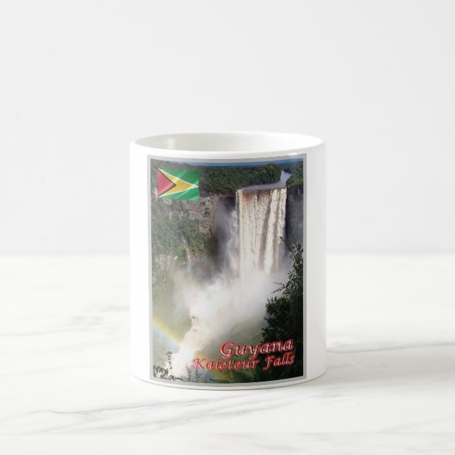 Caneca De Café Guiana - Kaieteur Falls - (Centro)