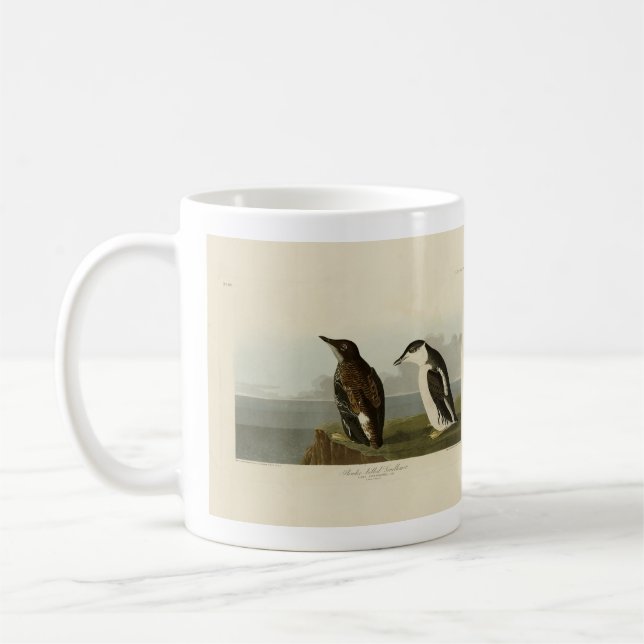 Caneca De Café Guillemot, Aves de Audubon da América (Esquerda)