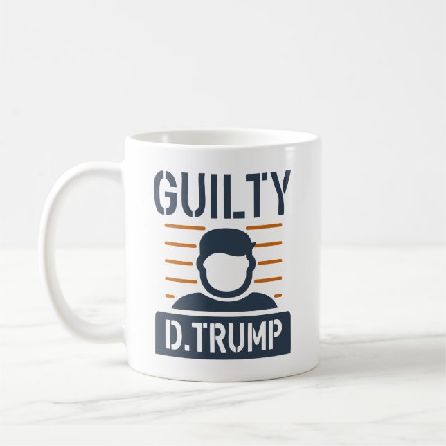 Caneca De Café Guilty Trump (Esquerda)