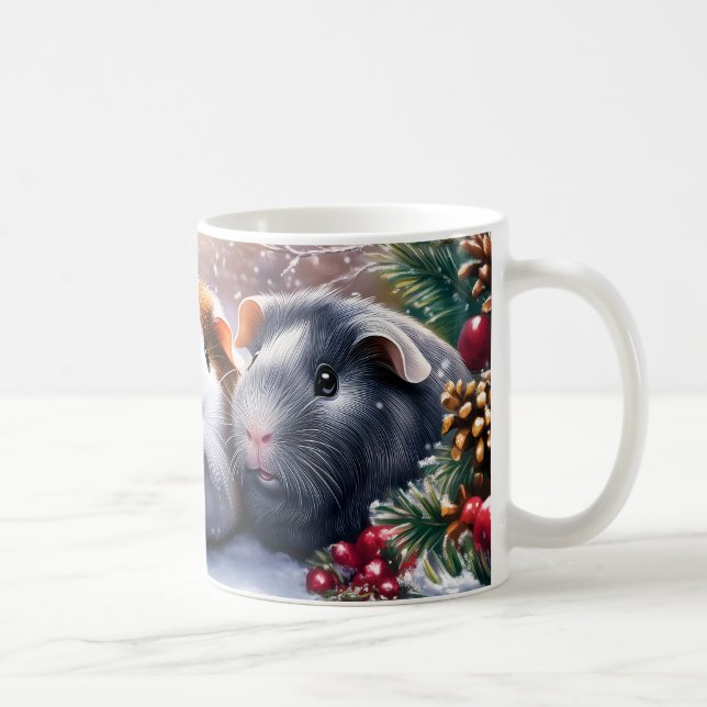 Caneca De Café Guiné Pigs Winter Wonderland (Direita)