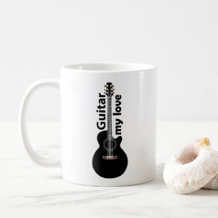 Caneca De Café Guitar Meu Amor Guitar