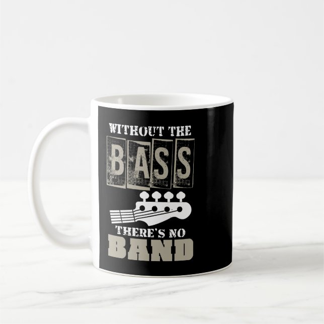 Caneca De Café Guitar Rock banda baixo 88 Music Guitarist (Esquerda)