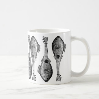 Caneca De Café Guitarra dos peixes