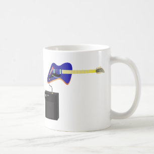 Caneca De Café guitarra elétrica