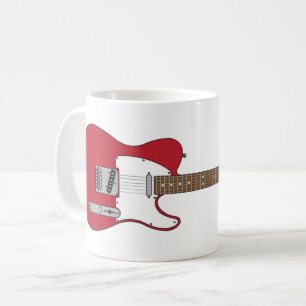 Caneca De Café Guitarra elétrica