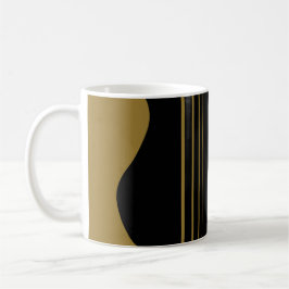 Caneca De Café Guitarra ouro