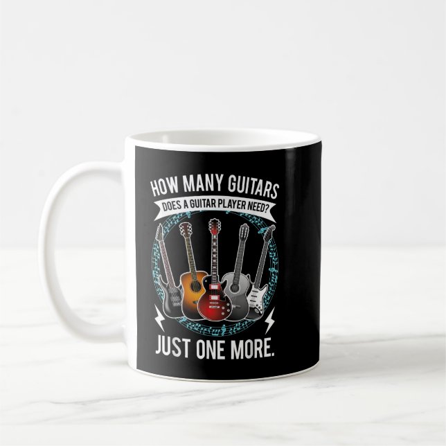 Caneca De Café Guitarra T Quantos Guitarras Oferecem Para Jogador (Esquerda)