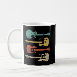 Caneca De Café Guitarras Elétricas Antigas
