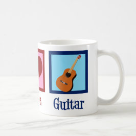 Caneca De Café Guitarrista Custa do Violão de Paz