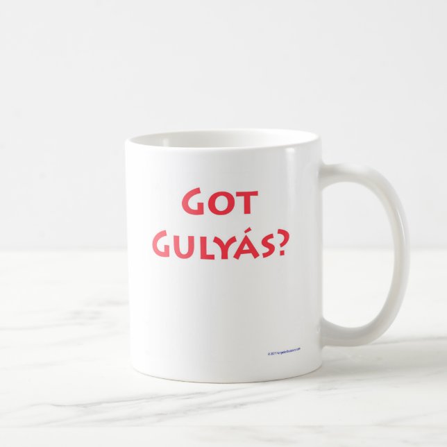 Caneca De Café Gulyas obtido? (Direita)