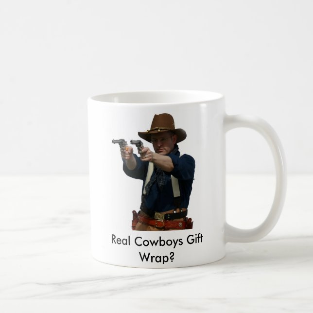 Caneca De Café gunfighterMe, papel de embrulho real dos (Direita)