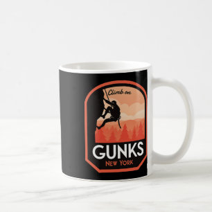 Caneca De Café Gunks Escalada em Rocha Nova York