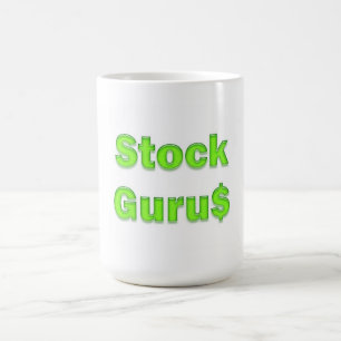 Caneca De Café Guru de ações personalizável