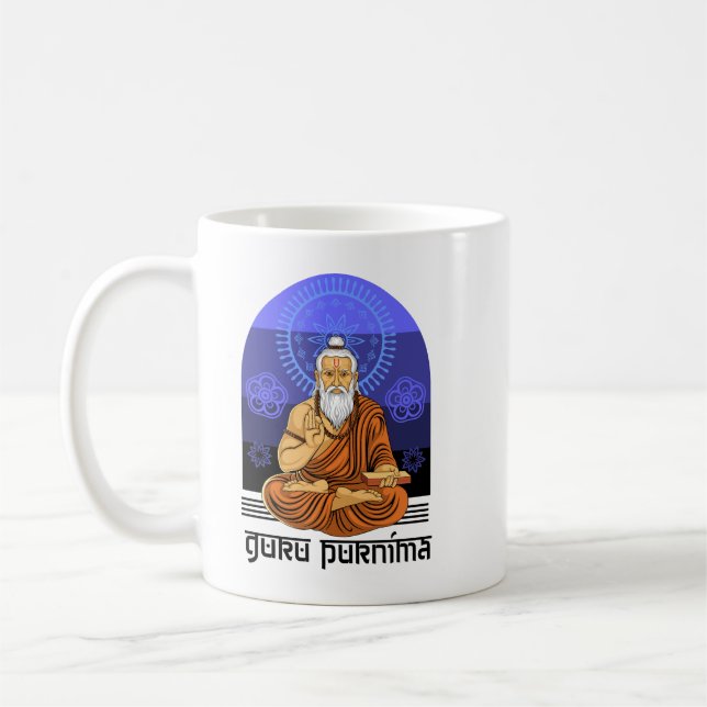 Caneca De Café Guru purnima (Esquerda)
