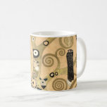 Caneca De Café Gustav Klimt - A árvore da vida, Stoclet Frieze<br><div class="desc">The Tree of Life, Stoclet Frieze, parte central do painel esquerdo - Gustav Klimt, Cardboard, 1909</div>