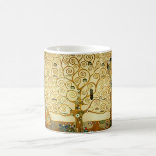 Caneca De Café Gustav Klimt A Árvore Da Vida Vintage Art Nouveau