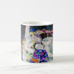 Caneca De Café Gustav Klimt - A Virgem<br><div class="desc">A Virgem / A Maiden - Gustav Klimt,  Oil on Canvas,  1913</div>