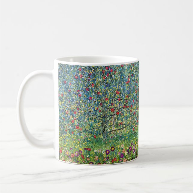 Caneca De Café Gustav Klimt - Árvore de Maçã (Esquerda)