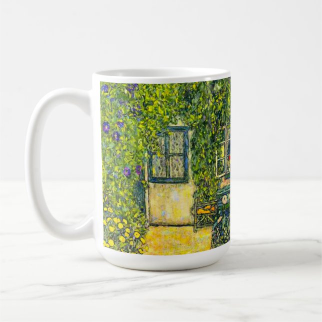 Caneca De Café Gustav Klimt Casa de Guardaboschi (Esquerda)