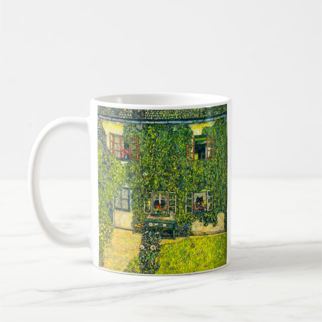 Caneca De Café Gustav Klimt Casa de Guardaboschi (Esquerda)