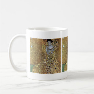 Caneca De Café Gustav Klimt é a dama do Dourado, Adele Bloch-Baue