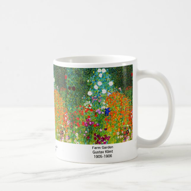 Caneca De Café Gustav Klimt , “ Farm Garden ” (Direita)