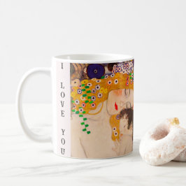 Caneca De Café Gustav Klimt - Mãe e Filho